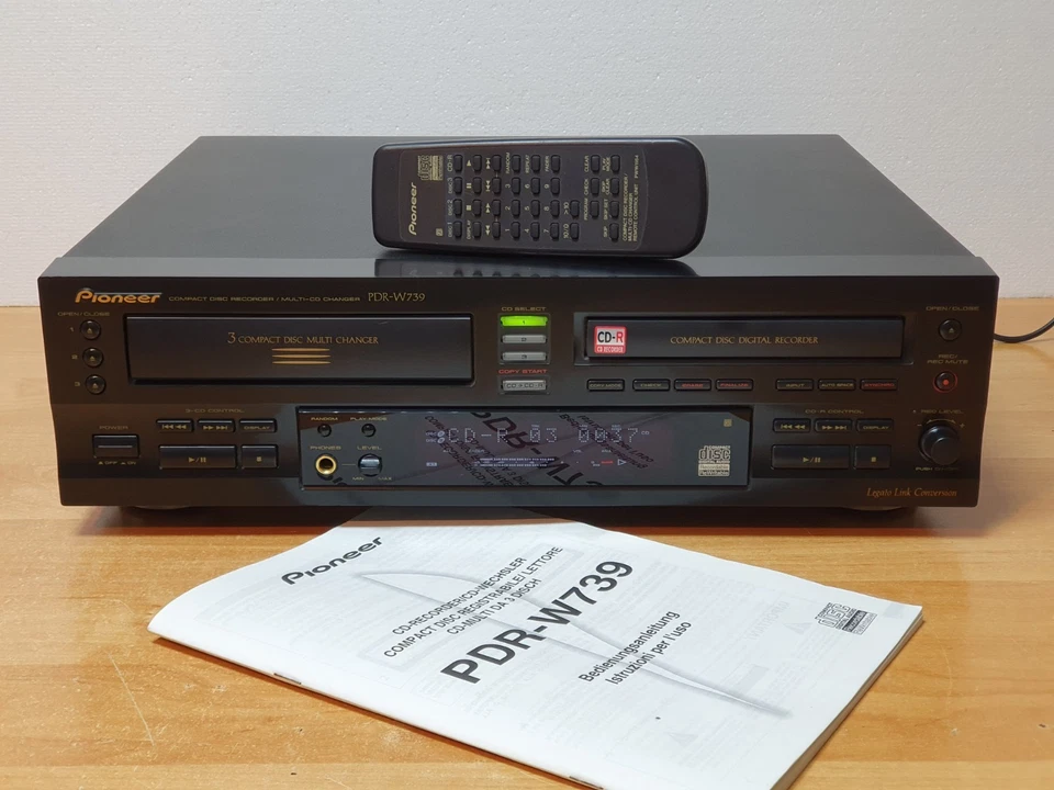 Pioneer PDR-W739 HiFi High-End COMPACT DISC RECORDER 3 CD CHANGER - Bild 2 von 4