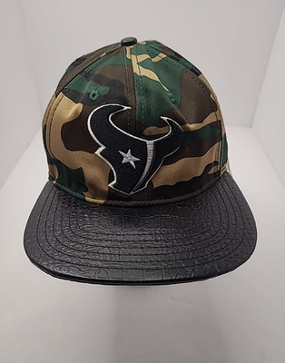 Houston Texans Pro Standard Leather/Cotton Texans Hat NFL SnapBack One Size
