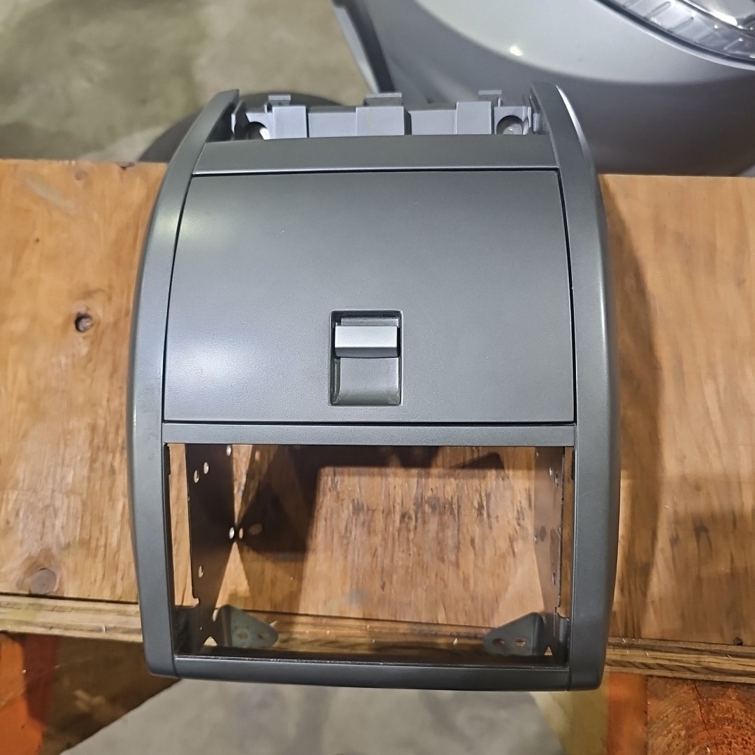 2007-2012 Nissan Sentra Grey Center Dash Radio Bezel Panel W/Cubby Storage OEM