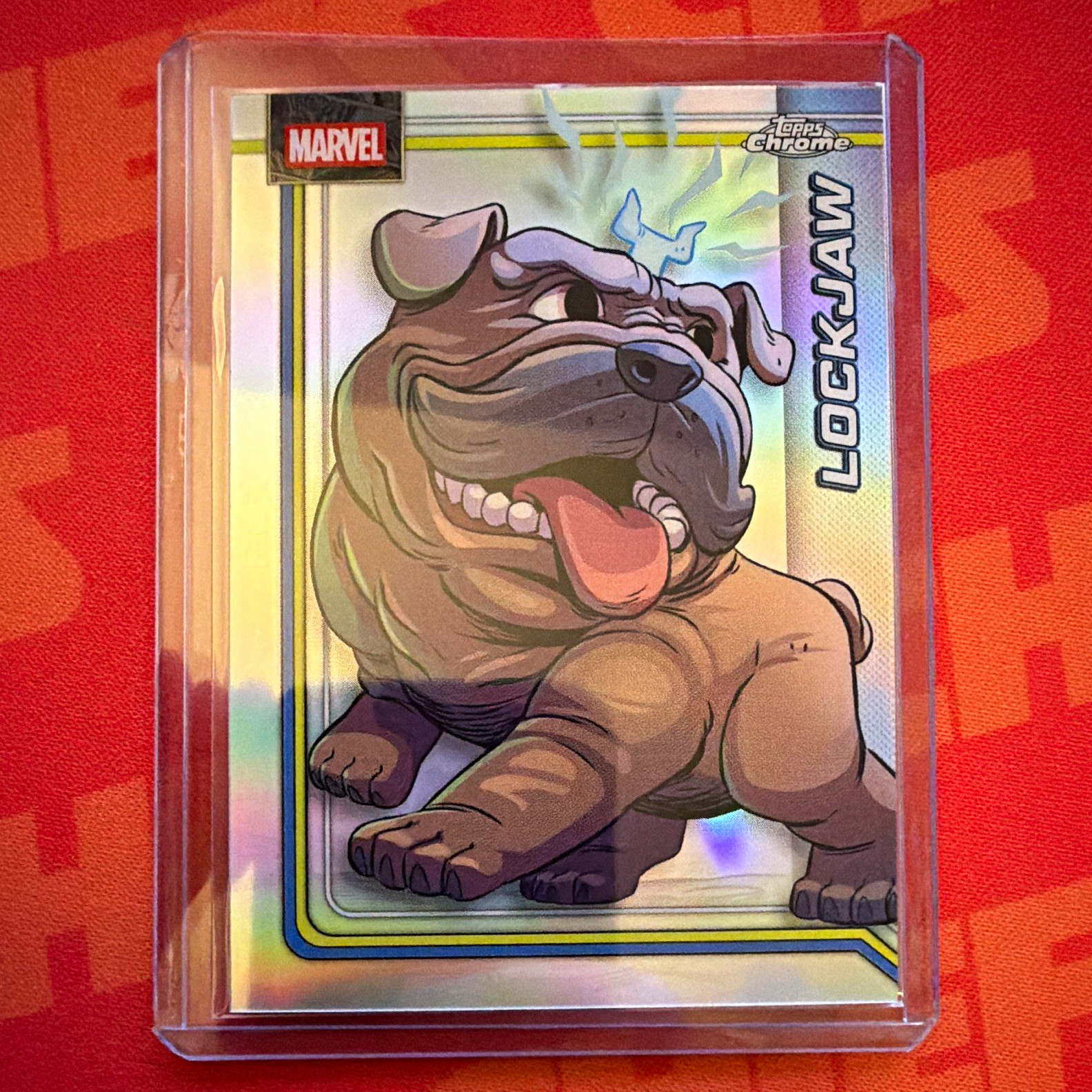 2026 Topps Chrome Marvel Refractor Lockjaw #070 - NM & SHIPS FAST!