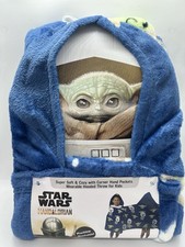 Star Wars The Mandalorian Kids Hooded Throw 30x50 In 