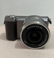 Brown Sony Alpha A5100 Mirrorless Digital Camera 24.3 MP with 16-50mm Lens Kits