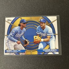 2025 Topps Series 2 Dynamic Duos DD-1 George Brett Bobby Witt Jr. - Kansas City