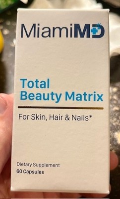 MiamiMD (Miami MD) TOTAL BEAUTY MATRIX - For Skin, Hair & Nails (60 Caps) - NEW!
