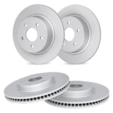 For Mercedes-Benz E500 04-06 R1 Concepts Front & Rear Brake Rotor Set
