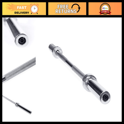 Olympic Barbell 5ft, 6ft, 7ft - 2-Inch Weightlifting Bars for Home Gym Fitness