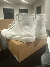 Zadig  Voltsire High Flash Infinity High-Top Sneakers White 348 Retail Size 41