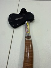 Estwing E24A Hatchet Sportsman's Axe w/Genuine Leather Grip, Nylon Sheath