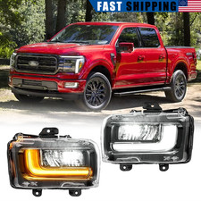 Pair LED Fog Lights Driving Bumper Lamps For Ford F150 2024 2025 2026 Left&Right