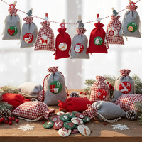 Adventskalender Zum BefüLlen Stoff – 24 Adventskalender SäCkchen In 2 GrößEn, We
