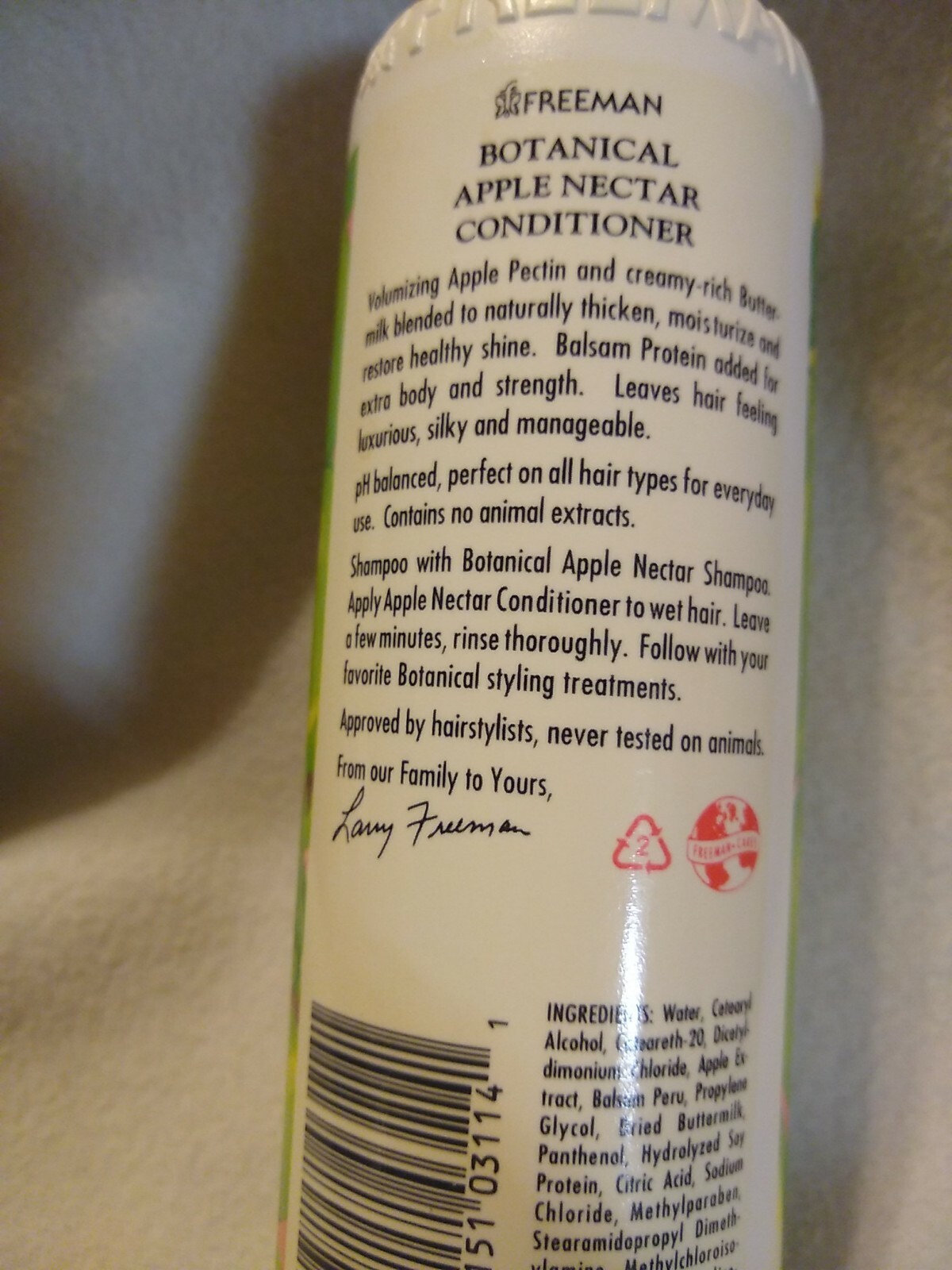 VTG FREEMAN BOTANICAL CONDITIONER APPLE PECTIN GREEN APPLE BUTTERMILK