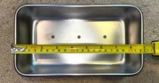 Polar Sterilization Tray  with Drainage Hole Stainless Steel 8.75 X5 X 2"