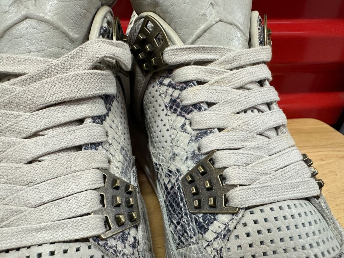 Nike Air Jordan 4 Retro Premium Snakeskin Pinnacle 819139 Nike Air Jordan 4 Retro Premium Snakeskin Pinnacle 819139