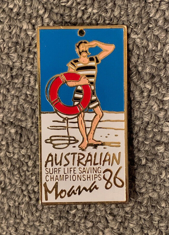 Australian Surf Life Saving Championships Moana 1986 Pin