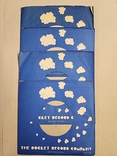 45 RPM 7" RECORD SLEEVES CO. SLEEVE 4 PACK SEE PHOTOS - Rocket SLV199 
