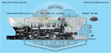 SP Southern Pacific 2 Bay Hopper Aware Graffiti N Scale Decal Set