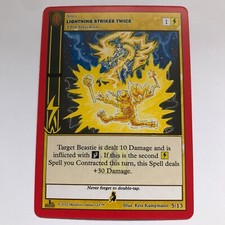 Lightning Strikes Twice 5/13 Release Event Deck - MetaZoo Wilderness 1st Edition