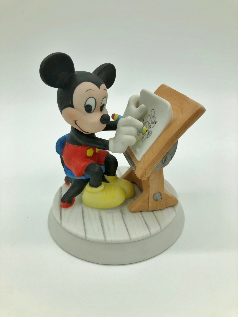 vintage ミッキー　mickey リメイク　べアトップ Vintage Mickey Mouse Sketch Artist Disney Figurine Self