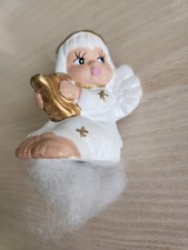 Weihnachtsschmuck Hängeengel fliegender Engel auf Wattewolke Kollektion Rarität