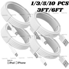 USB Charger Cable Cord For Apple iPhone SE 6 7 8 X XS XR 11 12 13 14 Pro Max Lot