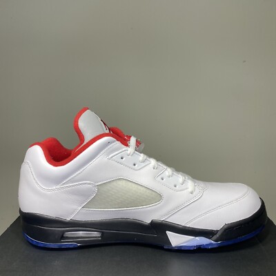 Nike Air Jordan V 5 Low Retro Golf Shoe Cleat Fire Red CU4523-100