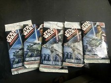 set of 5 Star Wars Pocketmodel Ground Assault TCG Game Packs Wizkids