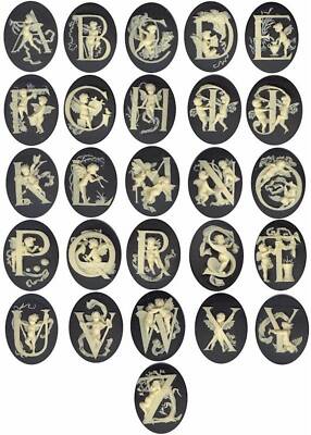 Polymer Clay  Mold Soap Molds Resin Candy Chocolate Cameo Alphabet mold
