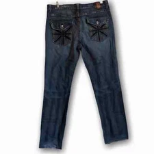 Monarchy men’s straight bootcut jeans Size 38 Blue Denim