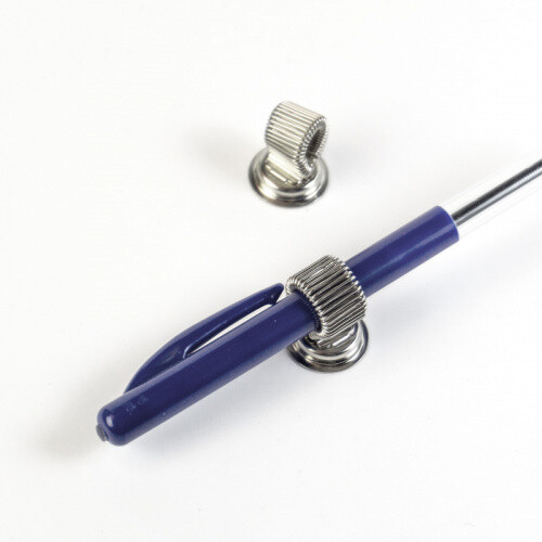 Magnetischer Stifthalter "Pen Holder" silber im 2er-Set mit Bleistift - Bild 4 von 5