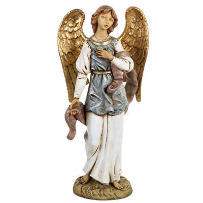 Grand Ange Debout Fontanini Pour Crèche De Noël – 52 Cm – Figurine Neuve