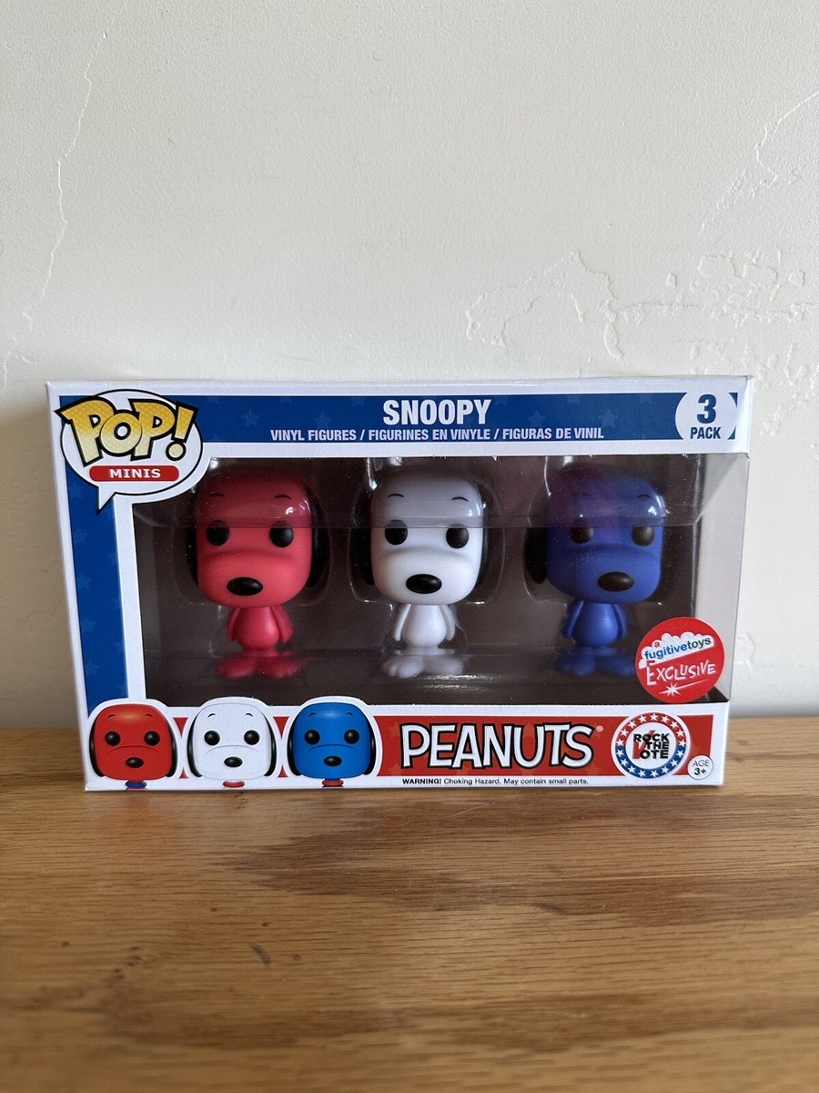 Funko Pop Peanuts Snoopy Mini 3 Pack | eBay