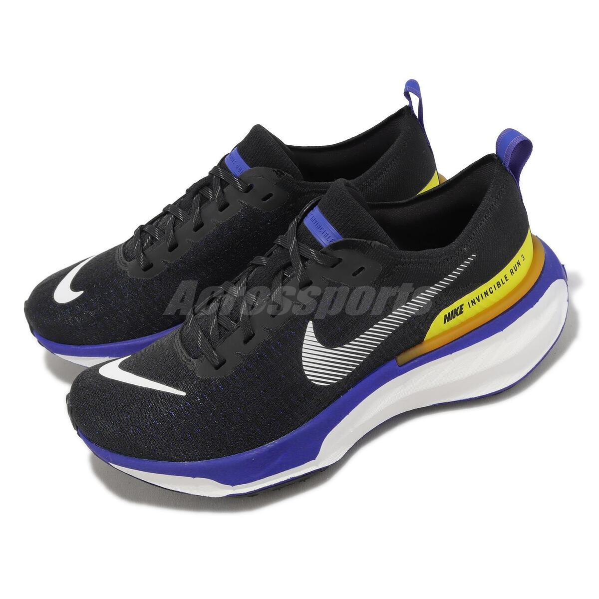 Nike ZoomX Invincible Run FK 3 Black Racer Blue Men Running Shoes  DR2615-003