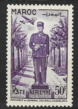 TIMBRE MAROC -MOROCCO   Avion  N° 81** -  Leclerc - Casablanca  - MNH - TTB
