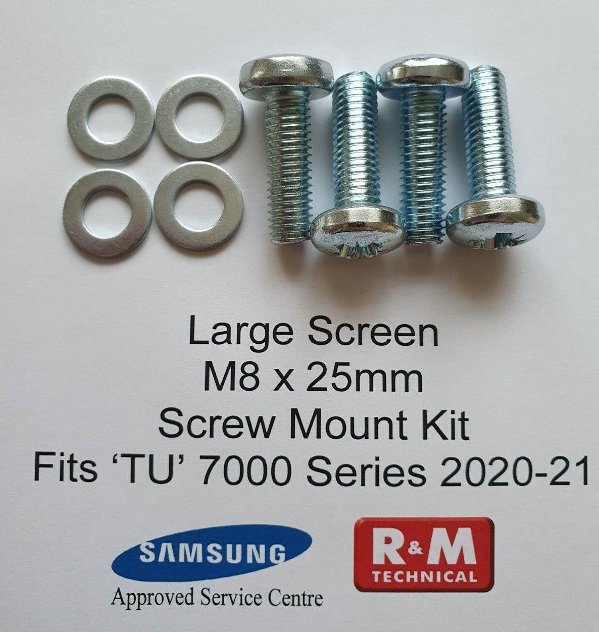 Samsung model M8 Wall Mount Screws Kit TU7000 TU7100 TU8000