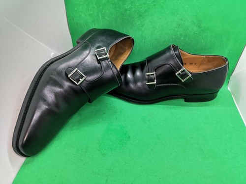 Magnanni Miro Black Double Monk Strap 