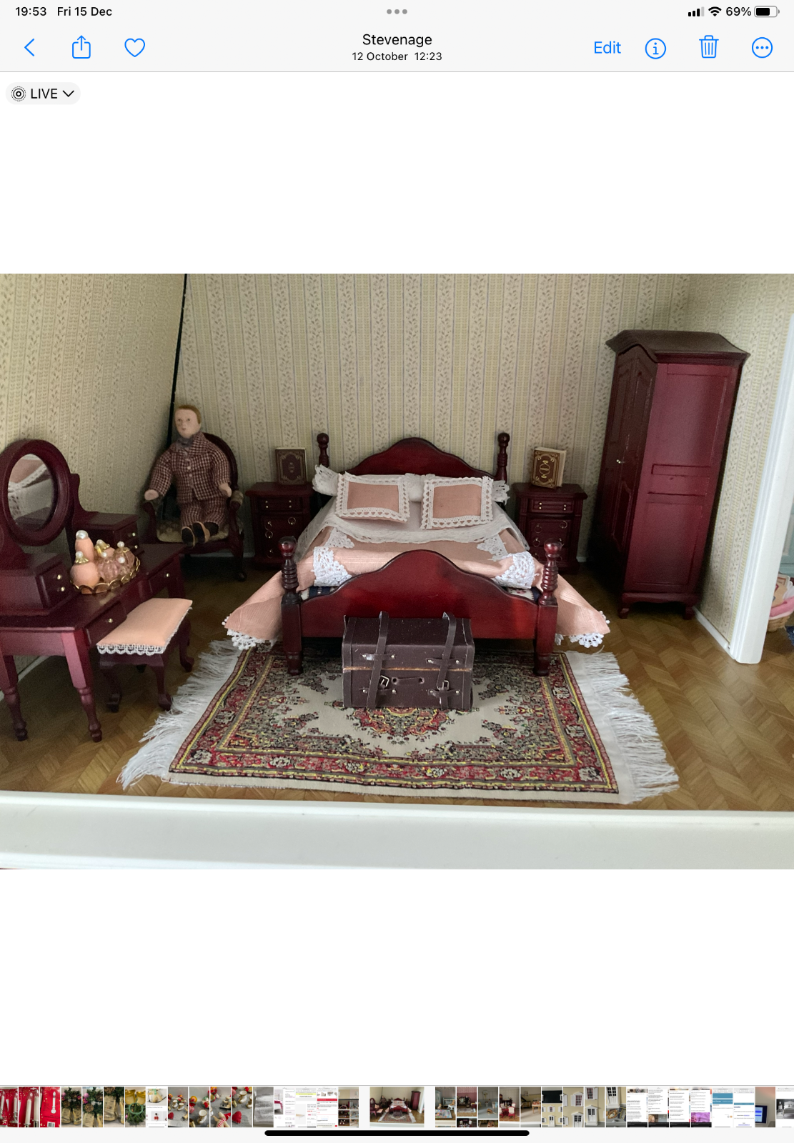 Victorian Dolls House with accessories eBay