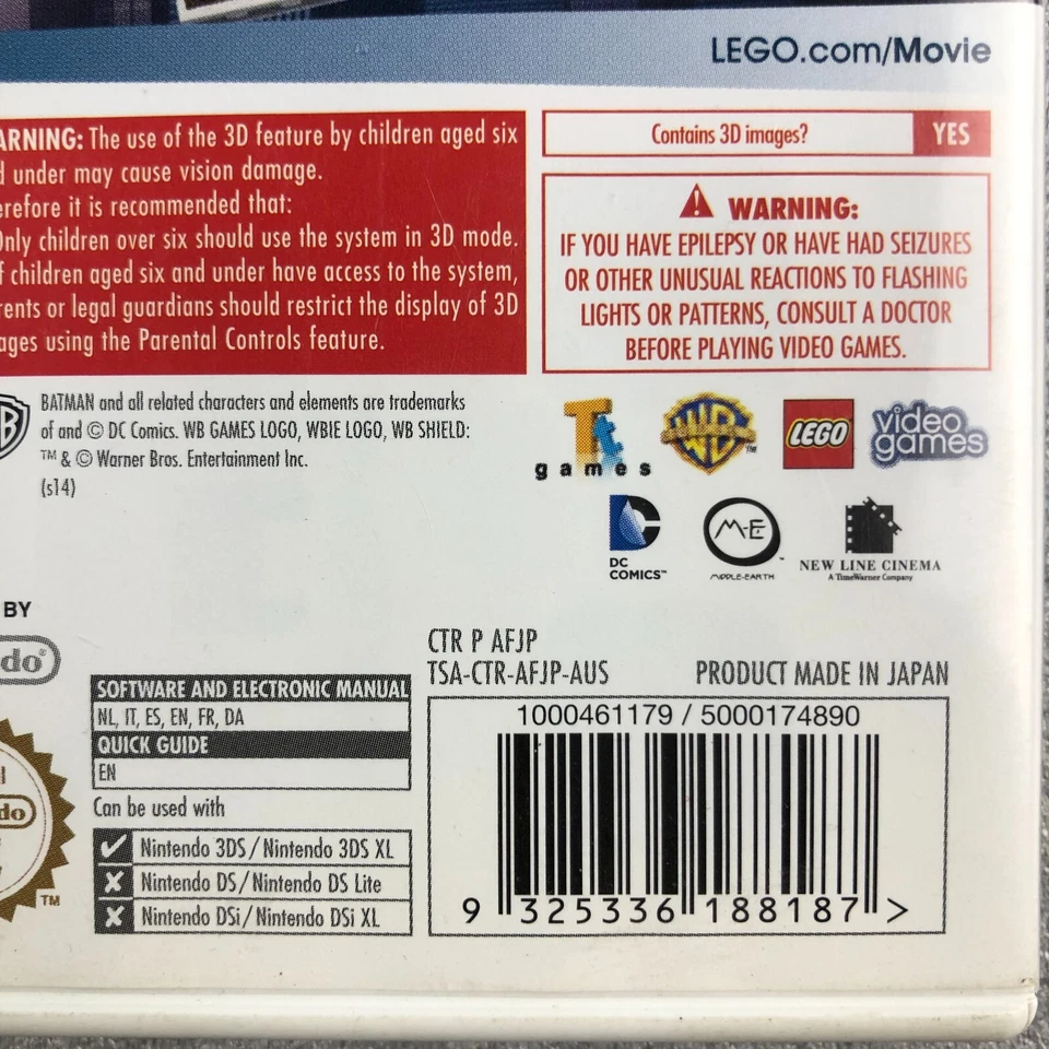 Lego The Lego Movie Videogame Nintendo 3DS PG Action Kids Free Postage Option - Image 3 of 4