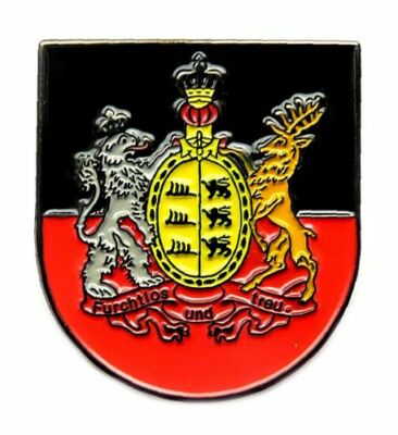Pin Württemberg Furchtlos & Treu Wappen Anstecker Anstecknadel