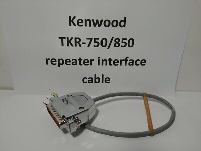 KENWOOD TKR750 TKR850 TKR740 TKR840 Repeater Controller Cable GMRS or HAM 36''