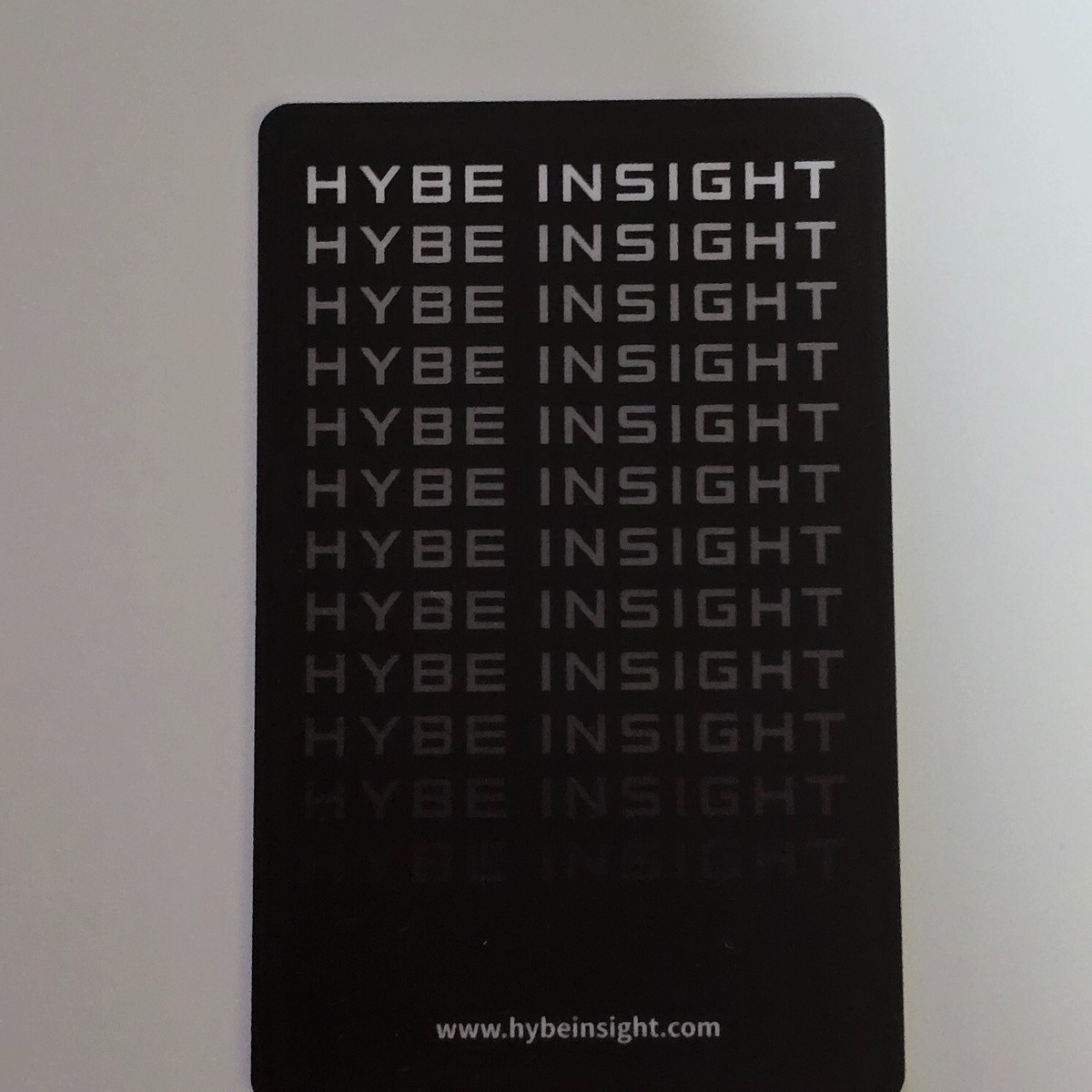 BTS PROOF HYBE INSIGHT OFFICIAL LUCKY DRAW PHOTO CARD - JUNGKOOK