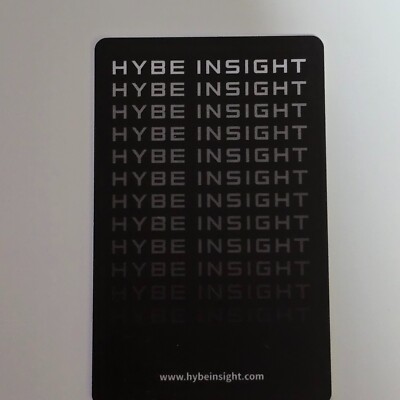 BTS PROOF HYBE INSIGHT OFFICIAL LUCKY DRAW PHOTO CARD - JUNGKOOK
