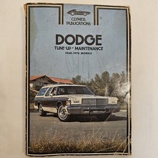 Dodge Tune-up Maintenance 1968-1976 Car Models Clymer Publications