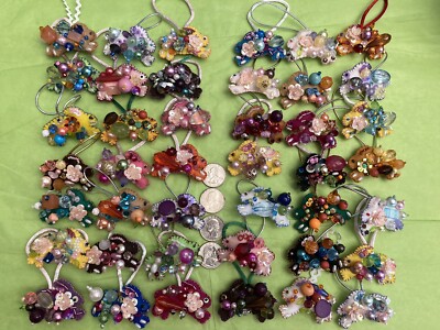 Hand Beaded Easter Rabbits (Small)