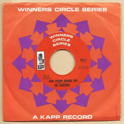 The Searchers - Love Potion Number Nine - 7'' Vinyl 45 US 1964 Kapp KJB-27 VG+