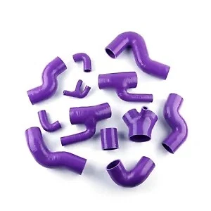 Silicone Radiator Intake Pipe Kit Fit Audi S4 RS4 A6 B5 C5 2.7L Bi-Turbo 97-2001 Foto 3 de 4