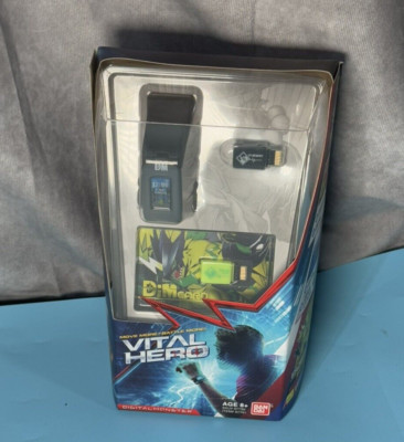 Bandai Vital Hero Black Bracelet Digital Monster Interactive BandMove Pulse city