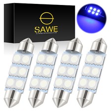 4 X Sawe 41mm 42mm 6smd Led Dome Map Interior Light Bulbs 578 211-2 212-2 Blue 4 X Sawe 41mm 42mm 6smd Led Dome Map Interior Light Bulbs 578 211-2 212-2 Blue