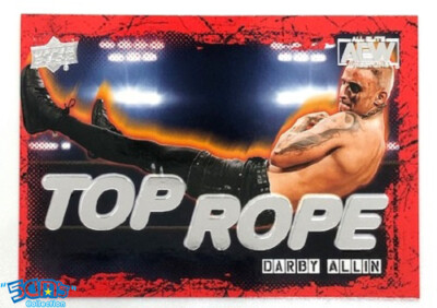 Darby Allin TR-2 Top Rope RED Upper Deck AEW 2021 | eBay