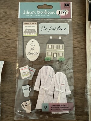 Jolee s Boutique OUR NEW HOME 9pcs Dimensional Scrapbooking Stickers