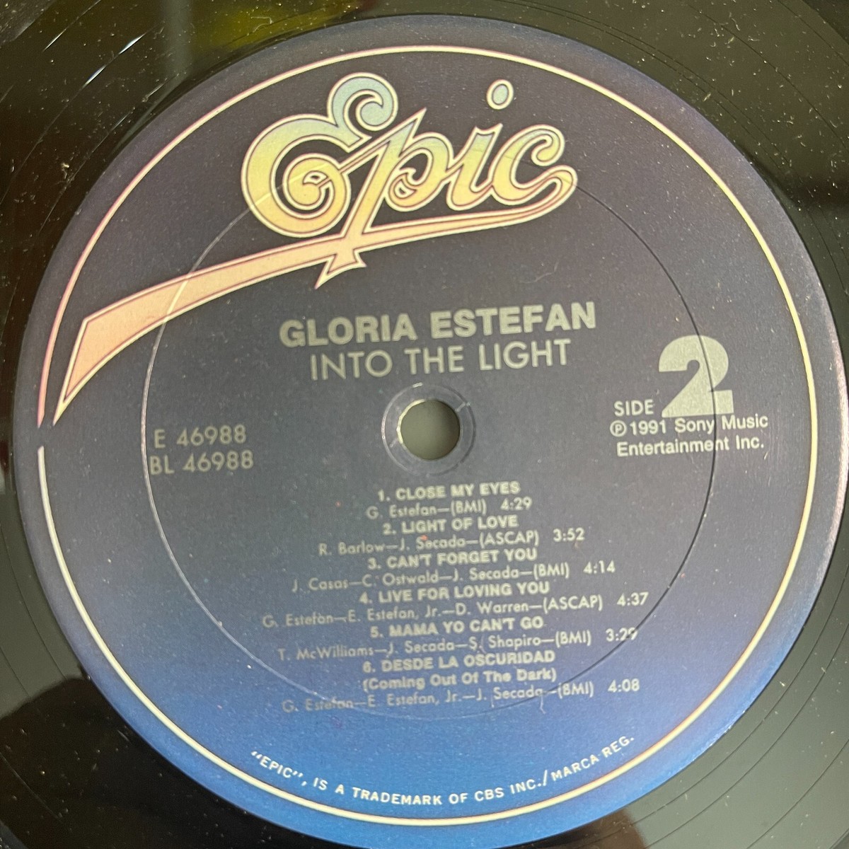 欧2LP Gloria Estefan Into The Light MOVLP2672 Epic, Music On Vinyl /00660 Gloria Estefan - Into The Light (Vinyl) | Music On Vinyl